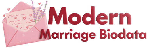 Modern Marriage Biodata Logo